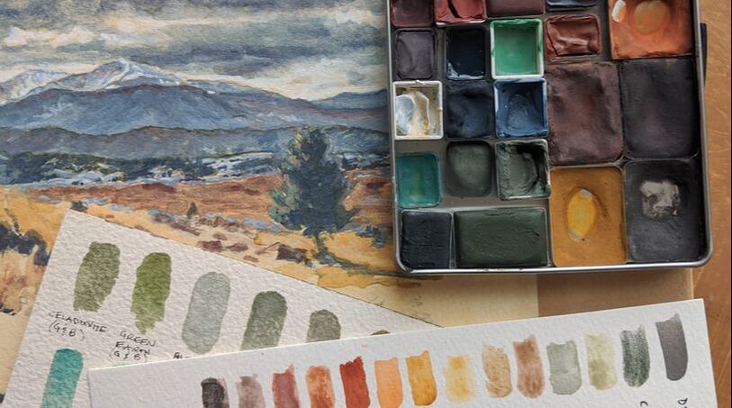 The Making of Handmade Ceramic Watercolor Palettes